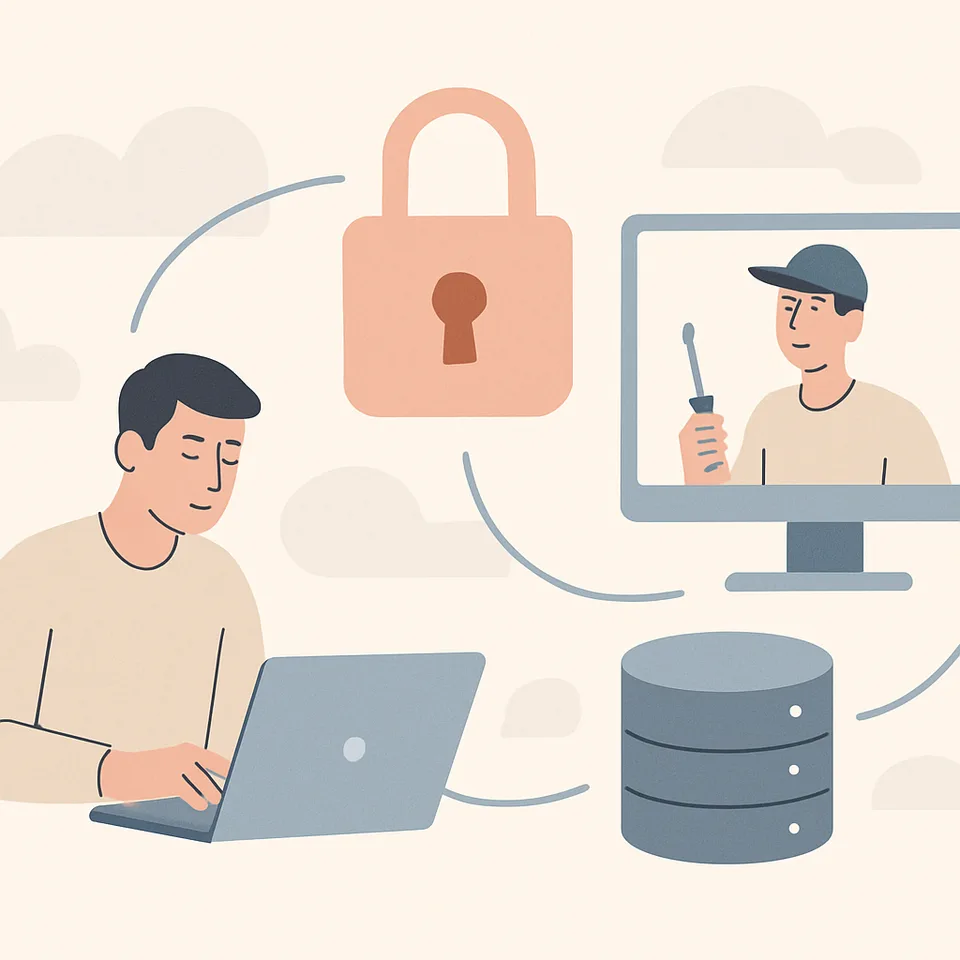 Как организовать удалённый доступ для мастеров и безопасную работу с клиентскими данными